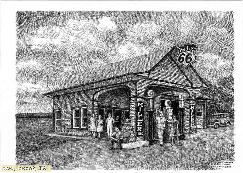 4.Phillips 66 Station, Odell, 2009.jpg